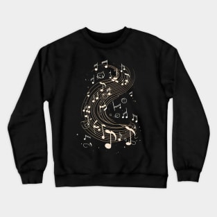 Music Notes Flow Crewneck Sweatshirt